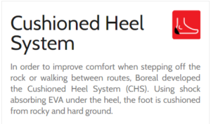 cushioned heel